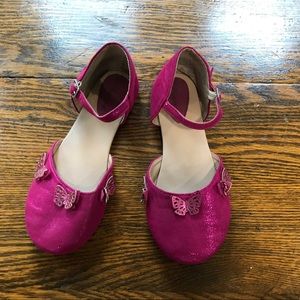 Girl’s Pink Butterfly Ositos Size 3 Shoes
